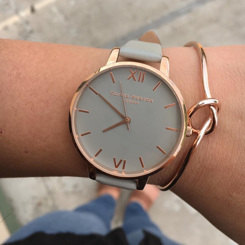 Olivia Burton Big Dial Grey Watch